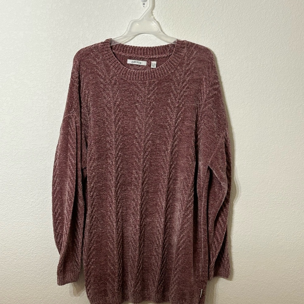 Orvis Women's Dusty Rose Crew Neck Sweater